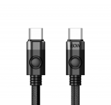 Кабель Orico CDX-60CC-BK-BP (USB-C to USB-C, up to 60W, up to 480Mbps, 1.0m, Black)