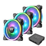 Кулер вентилятор для корпуса Thermaltake Riing Trio 14 RGB TT Premium 3-Pack (140x140x25mm, 500-1400rpm, 60.68CFM, 26.5Db)