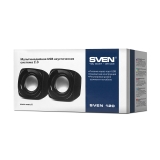 Колонки SVEN 120 (2.0, 2x2.5W, USB, Black)