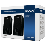 Колонки SVEN 318 (2.0, 2x2.5W, USB, Black)