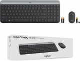 Клавиатура+Мышь беспроводные Logitech MK470 (US-Layout, Graphite, USB)