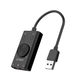 Звуковая карта Orico SC2-BK-BP (USB 2.0, 1 x Microphone port, 1 x 4-pin headset port?, 1 x Earphone port?)