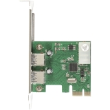 Контроллер ExeGate EXE-319 (PCI-E x1 2.0, 2xUSB 3.0 ext, power)