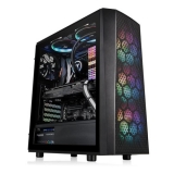 Корпус MidiTower ThermalTake Versa J24 TG RGB Black w/o (MidiATX, Window)