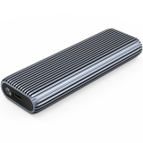 Жесткий диск внешний корпус для SSD Orico AM2C3-G2-GY-BP (Aluminum alloy, M.2 NVMe, up to 4TB, USB 3.2 Gen2 Type-C)